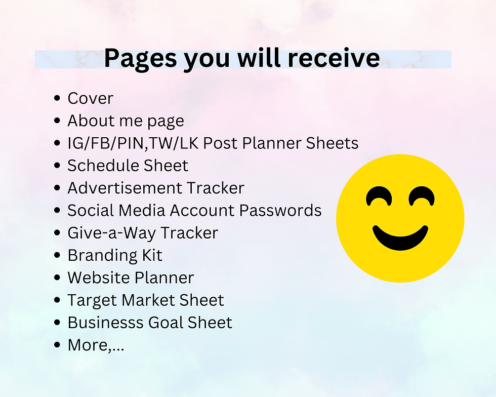 Thumbnail: Marketing Planner for Social Media | Digital | Journal | Notebook | Checklist