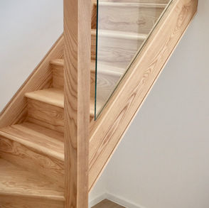 Wooden staircase