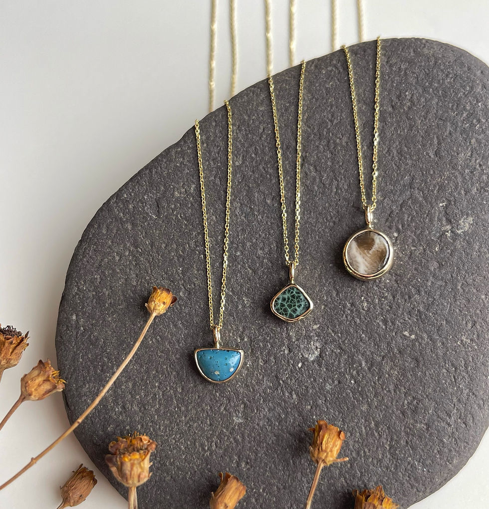 MADE TO ORDER - Yellow Gold Mini Necklaces