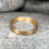 Thumbnail: Textured 9ct Yellow Gold Ring .375