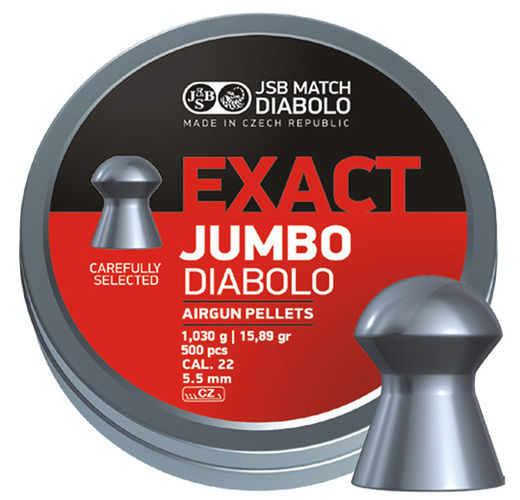 JSB Exact Jumbo, 5,50mm - 1,030g diaboler för luftvapen