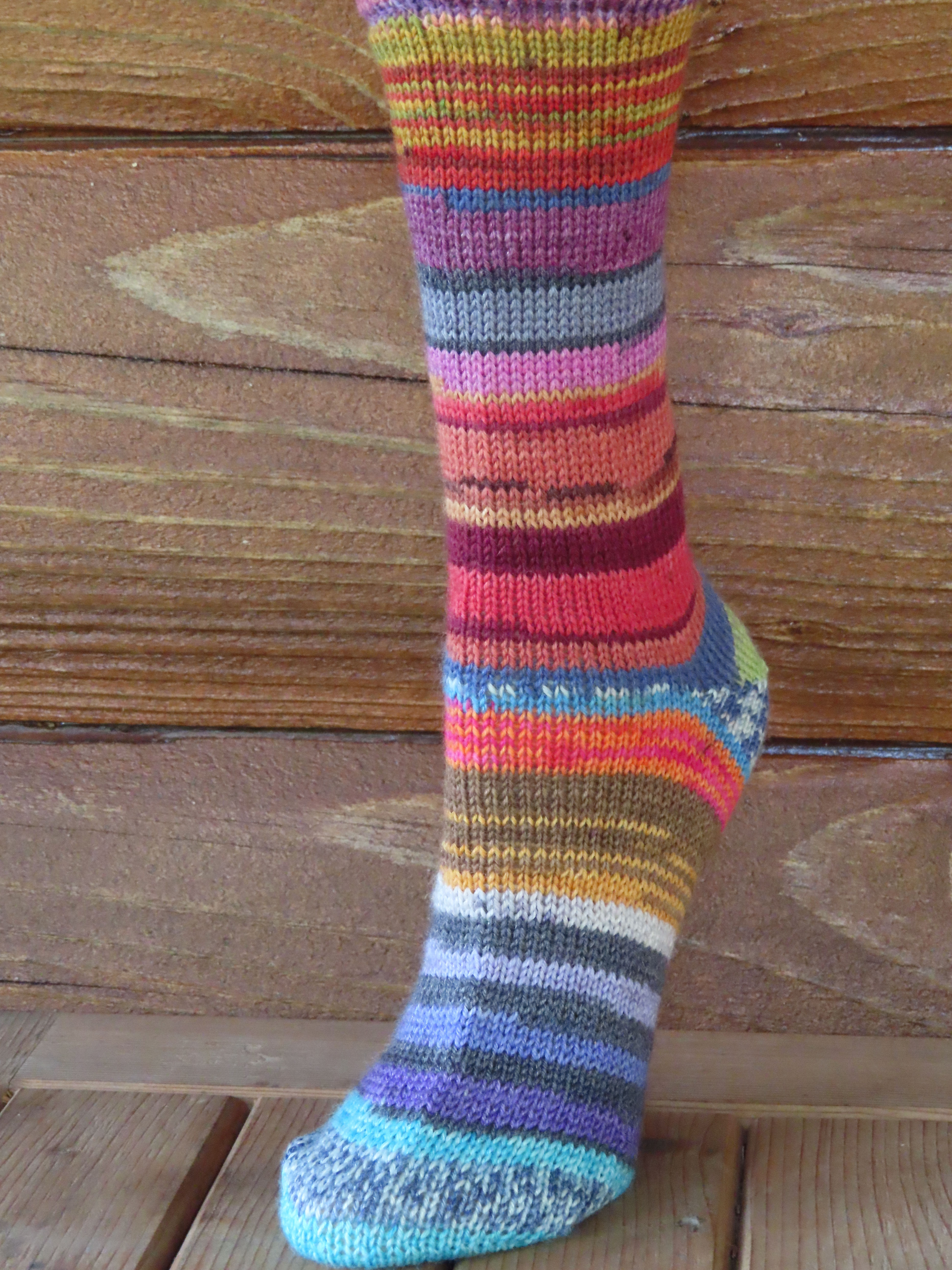 Mixed Matched Scrappy sock