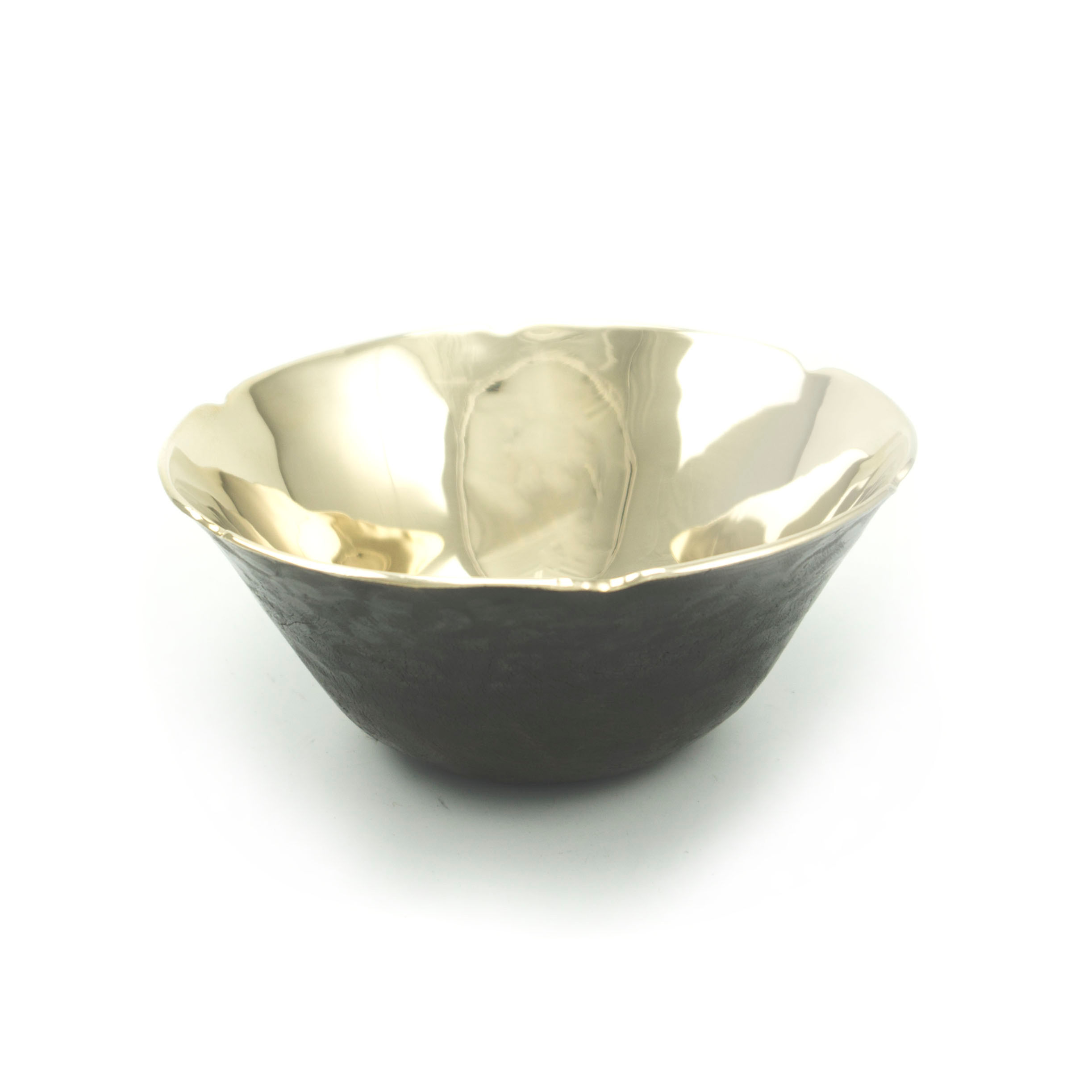 Flower Edge Bronze Bowl