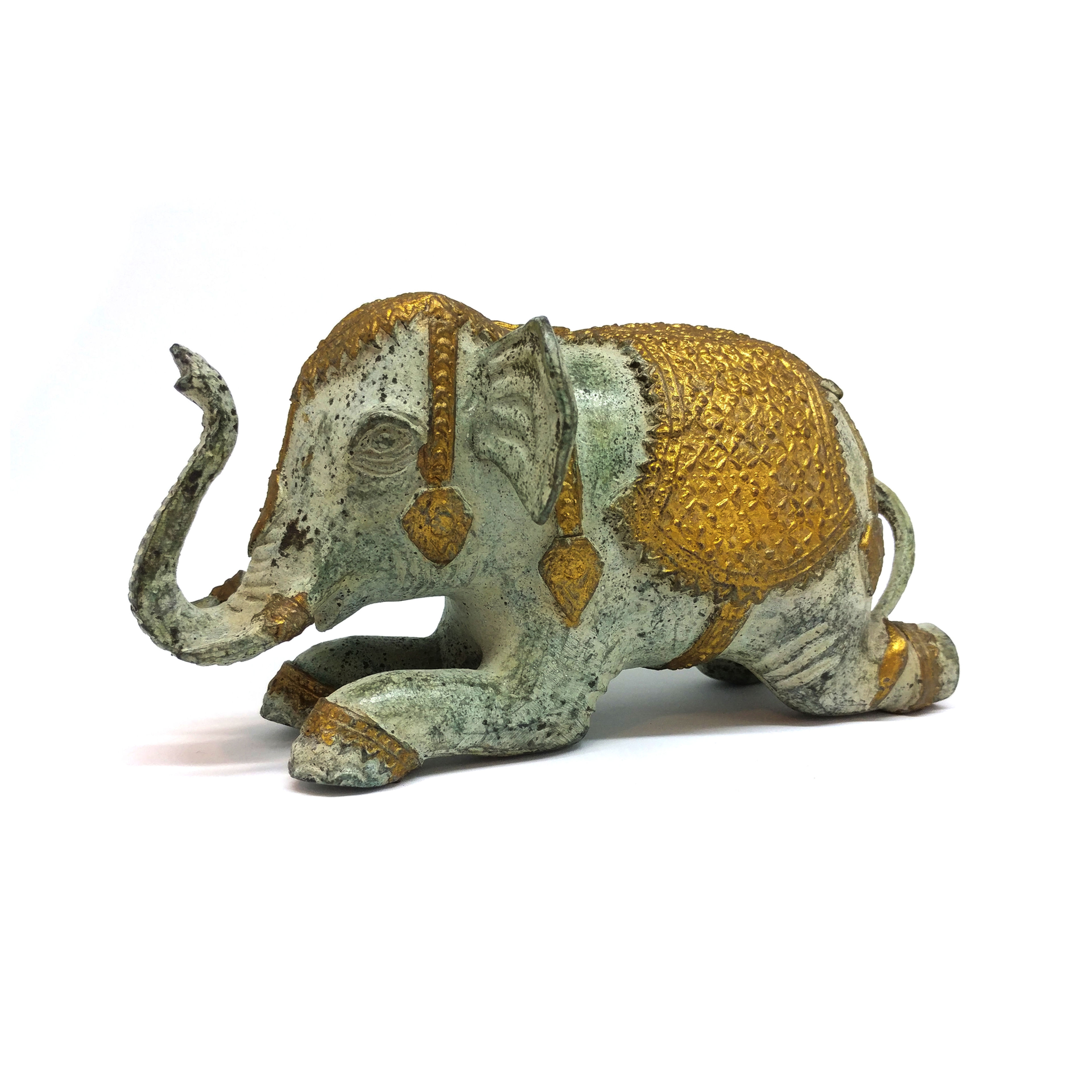 Royal Golden Patina Elephant