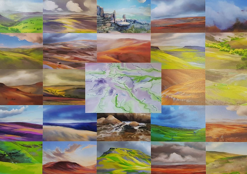 Lucia's painting 'The Quest'