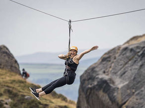 Experience 'Zip The Cow' for Manorlands Hospice!