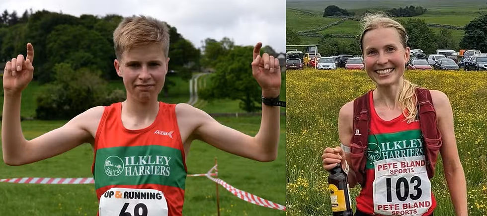 England selection for Ilkley running duo