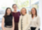 L-R: Rachel Fisher, Laura Burrows, Deborah Saia and Joanna Speight from Dacres