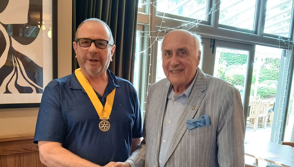New President Elect at Rotary Club of Ilkley