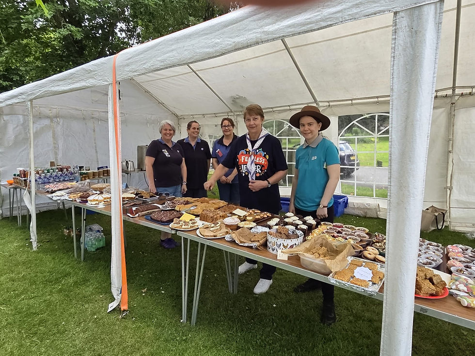 Burley Scout & Guide Group provided the teas and cakes [Photo: Sue Vint]