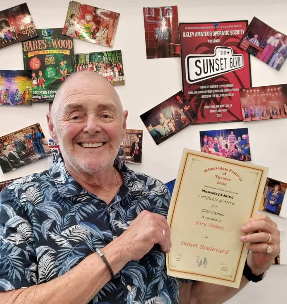 Tributes paid to theatre stalwart Gary Holmes