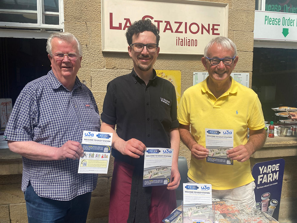 Friends of Ilkley Rail Station & Ilkley u3a launch joint initiative