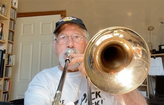 When the Saints Go marching In played by Bill in his study