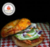 Bagel de queso con chamorro