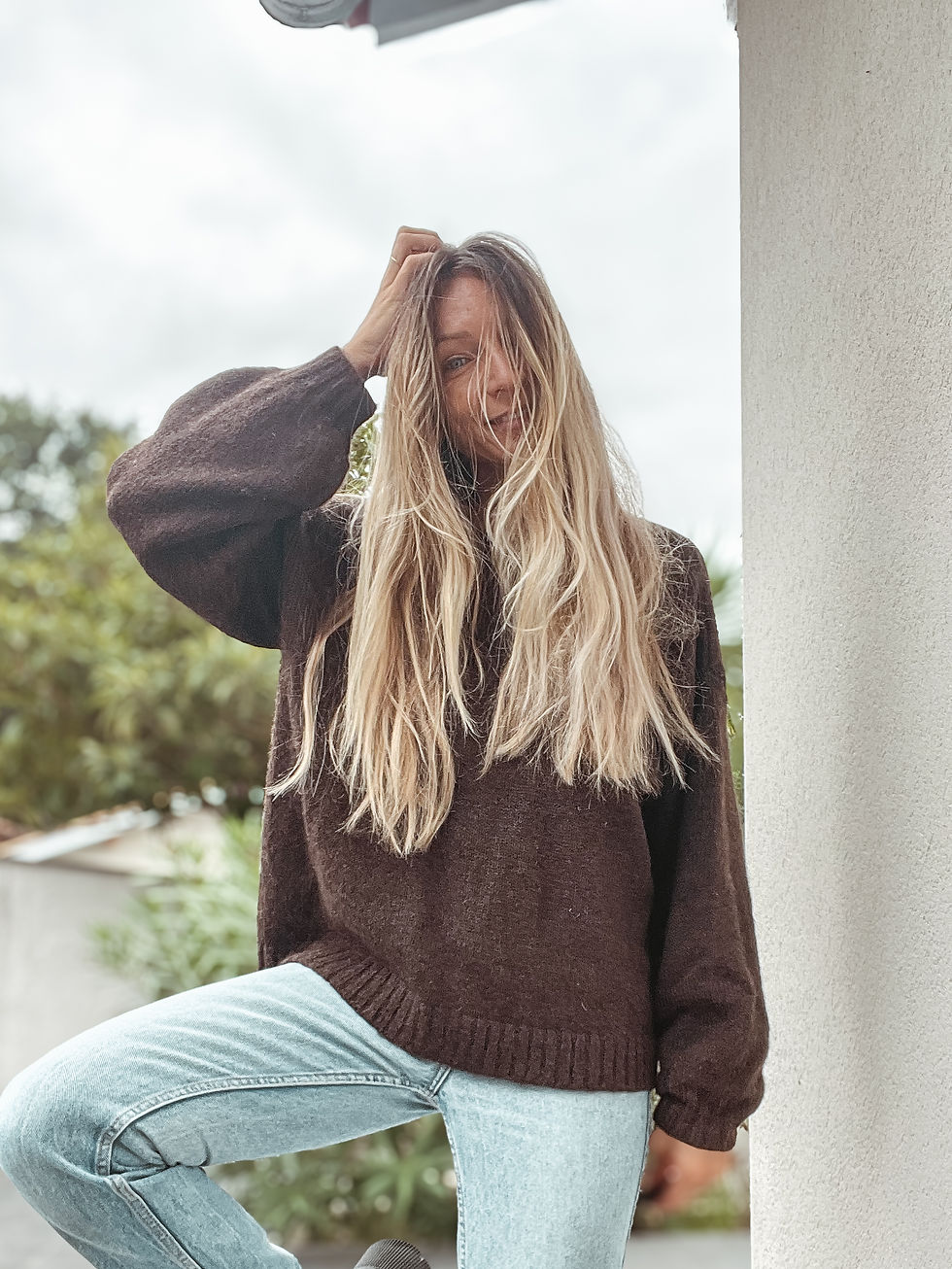 Miniature : Un pull tout doux qui réserve une jolie surprise dans le dos 🤎