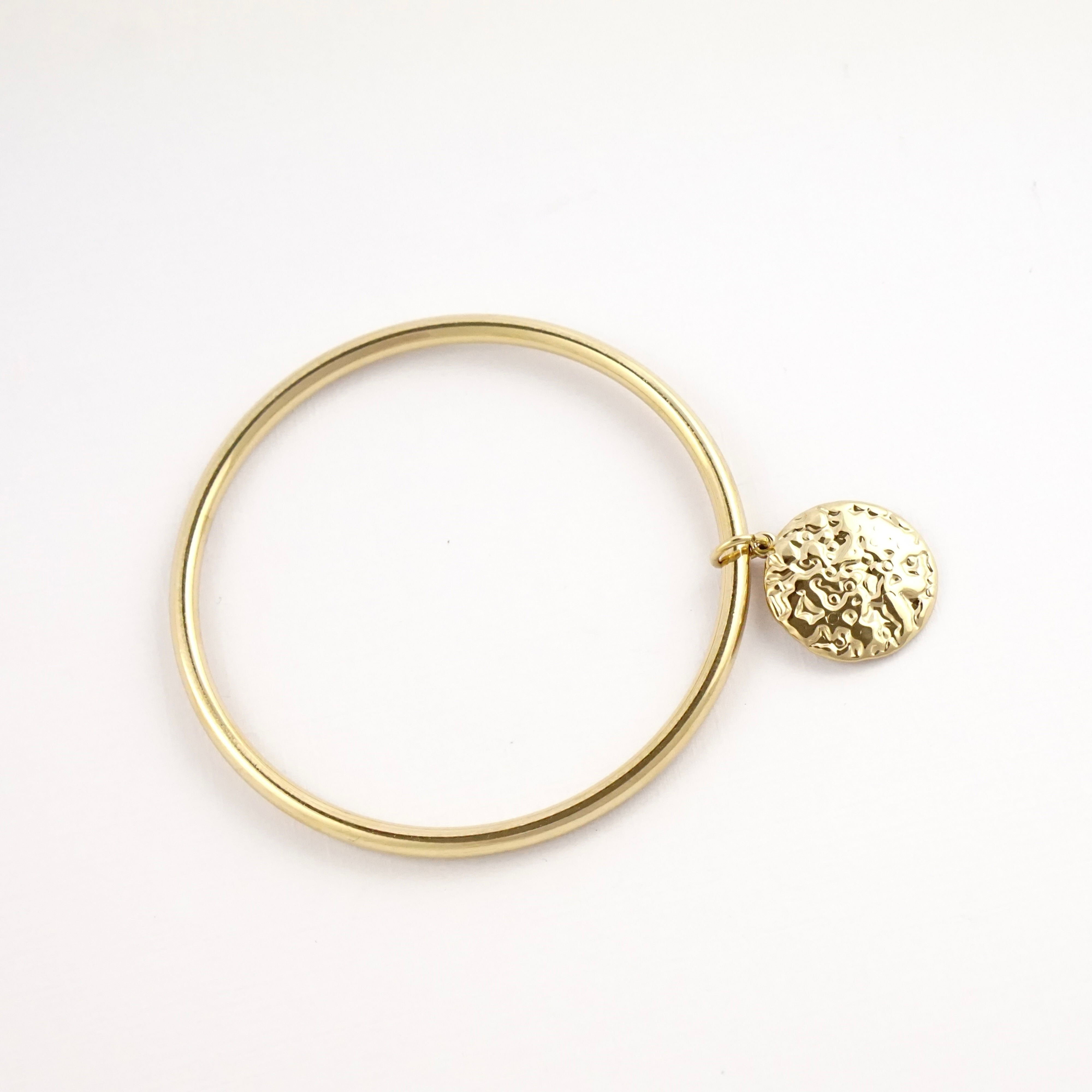 Bracelet Jonc Charms Médaille