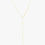 Miniature : Collier Y pampille Octave