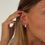 Thumbnail: Anneau fin, décoré de zirconium, à porter au lobe ou piercing cartilage.  finesse et minimalisme ! ON ADORE   Vendu à l’unité
