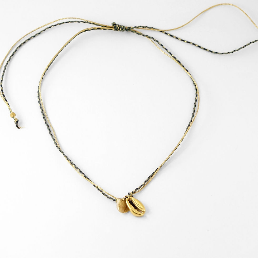 Thumbnail: Collier coquillage et charms bohèmes – Nolan