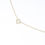 Miniature : Collier fin décoré d'un trefle habillé de strass, zirconiums