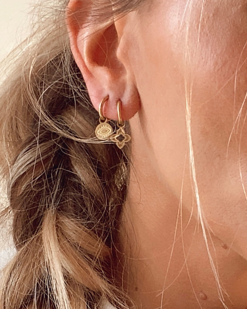 Miniature : Boucles Minis créoles Inès