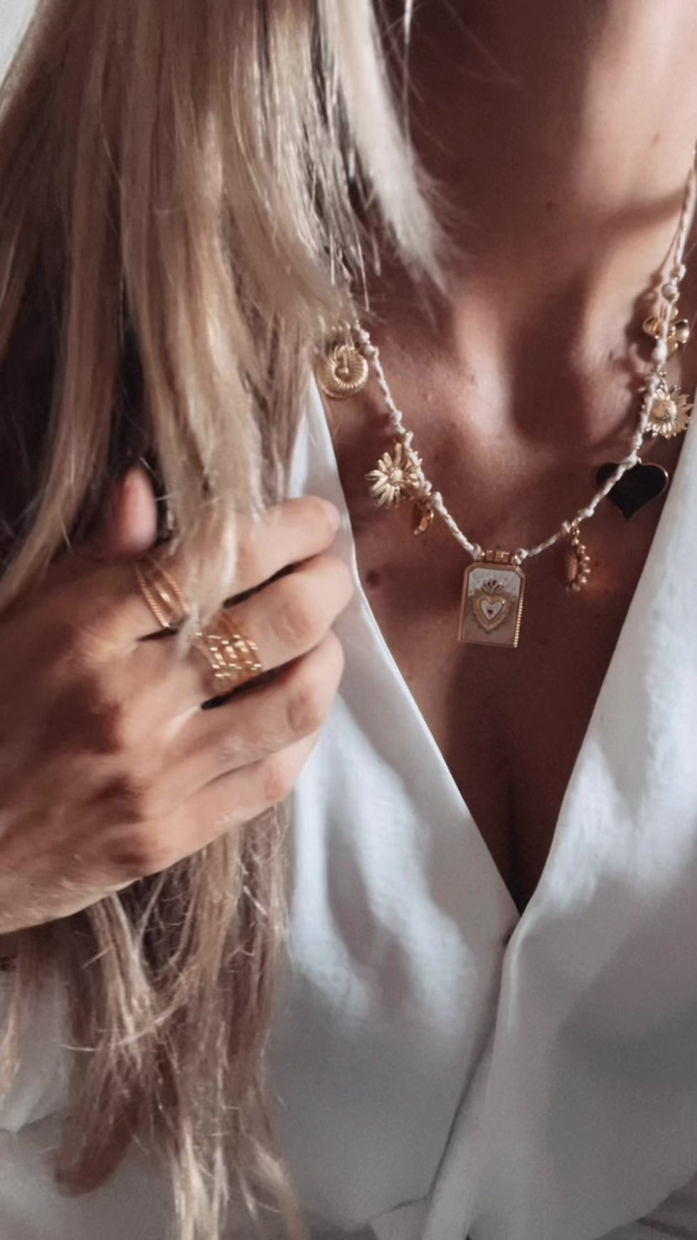 Miniature : Collier cordon charms Kali
