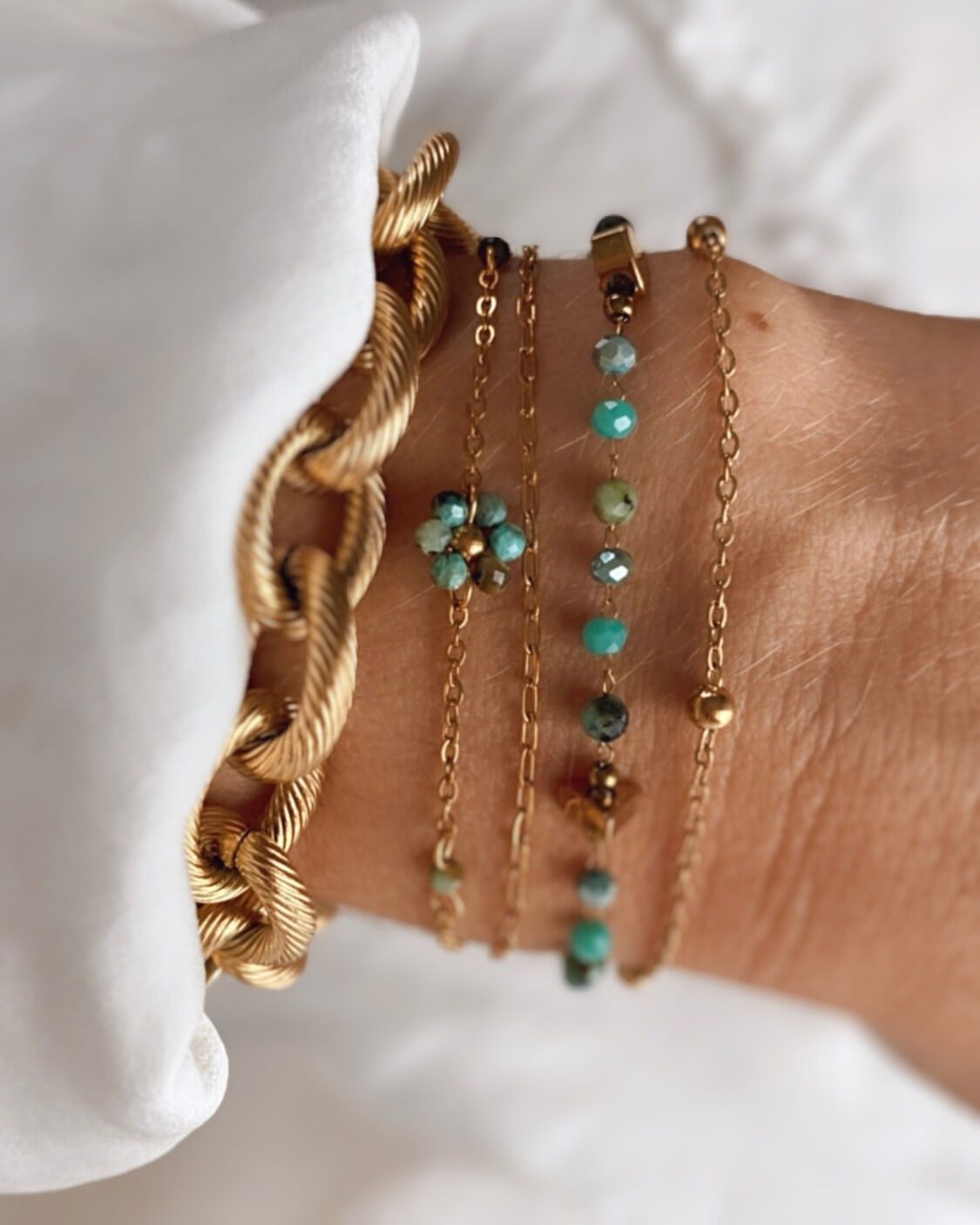 Bracelet Multirang Petite Fleur Malo