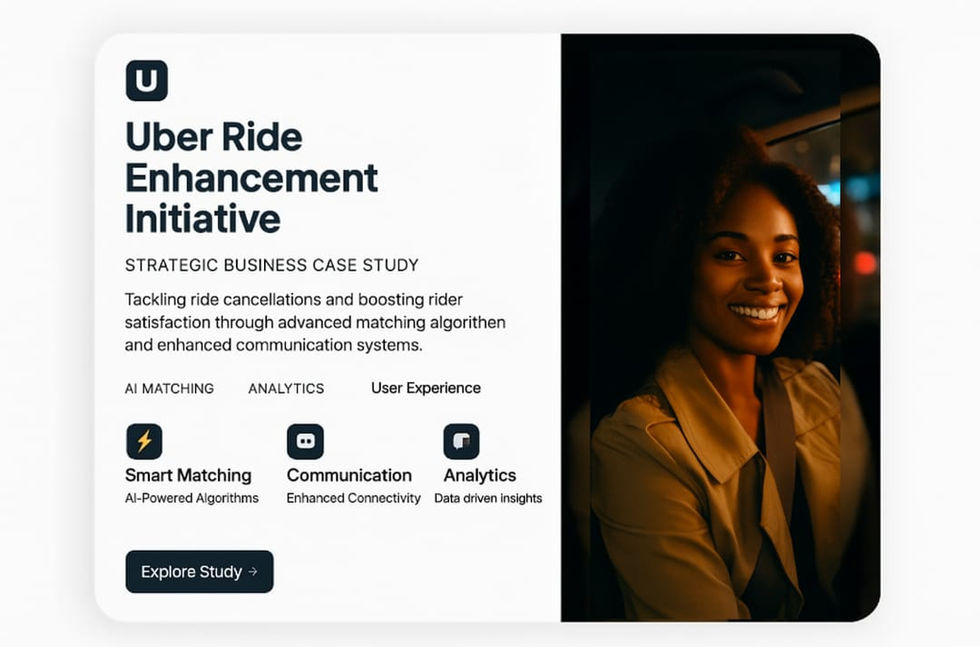 Uber: Ride Enhancement Initiative Case Study