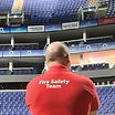 man doing Fire Risk assessment in London o2