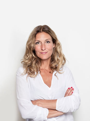 Middle Aged Woman in White Blouse