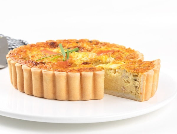 Bacon Leek & Brie Quiche
