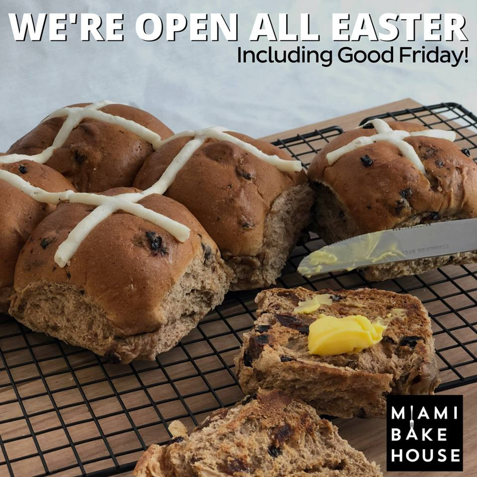 Hot Cross Buns from Miami Bakehouse Perth