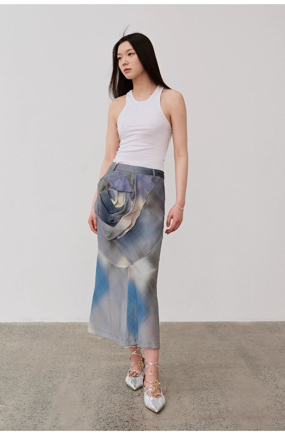 Thumbnail: Women's Elastic Cotton Slim Fit Inner Sleeveless Top