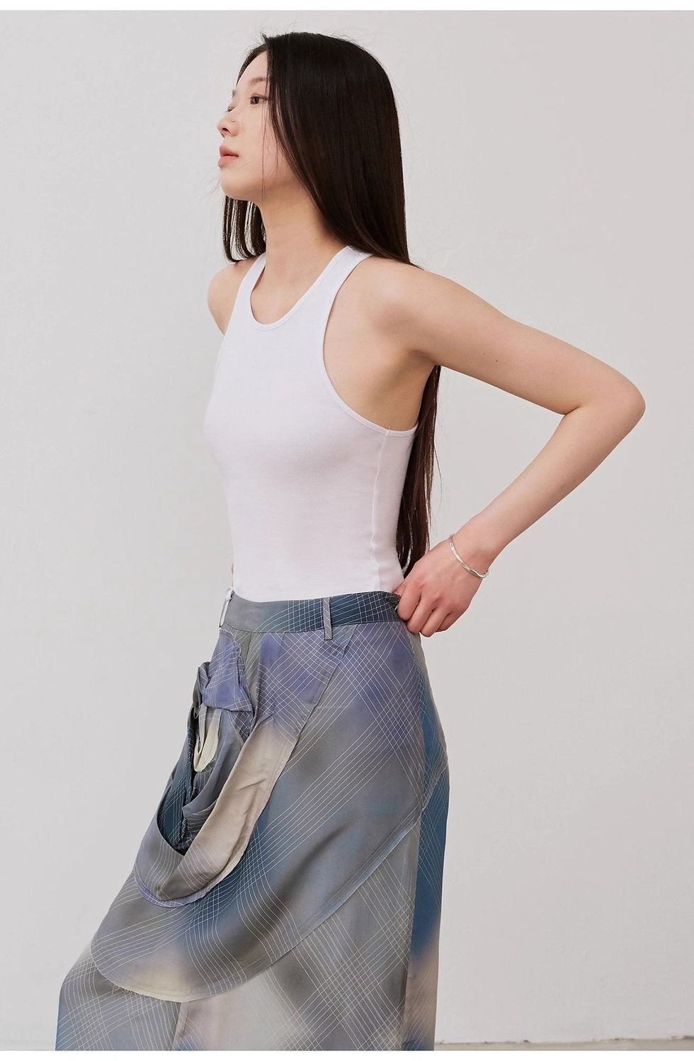 Thumbnail: Women's Elastic Cotton Slim Fit Inner Sleeveless Top