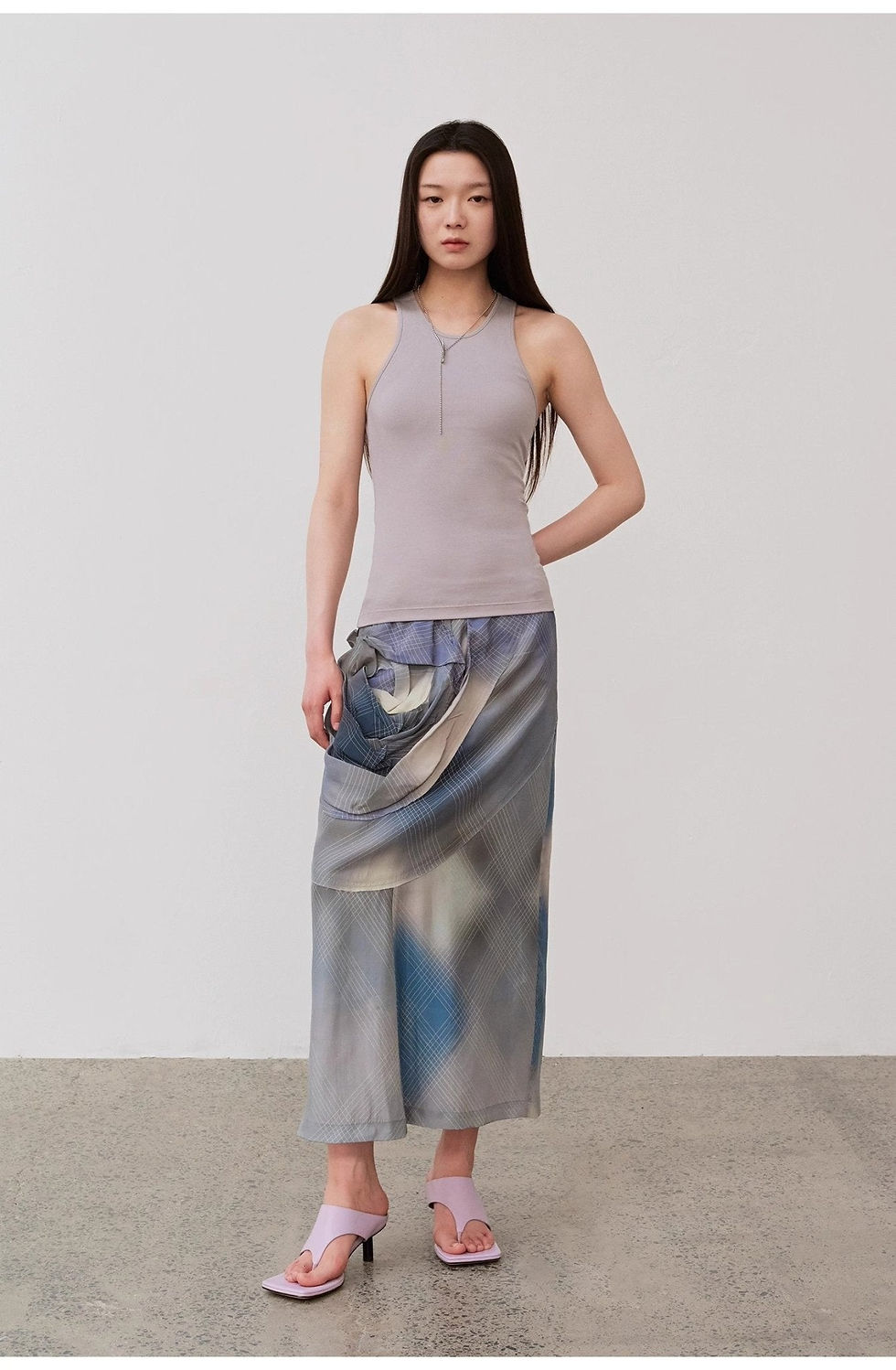 Thumbnail: Women's Elastic Cotton Slim Fit Inner Sleeveless Top