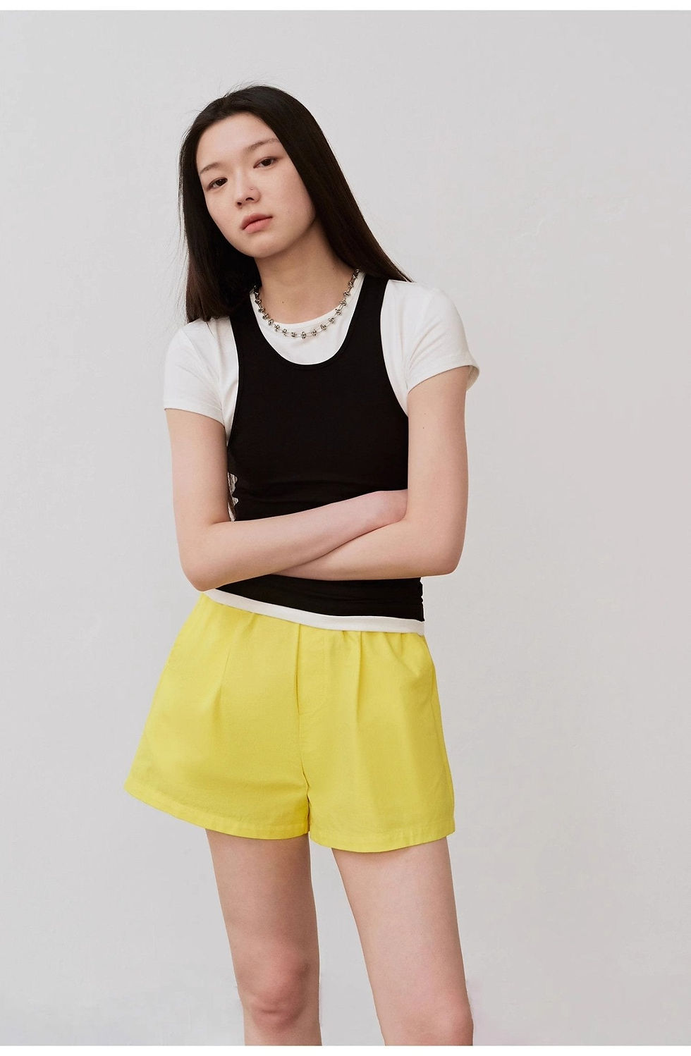 Thumbnail: Women's Elastic Cotton Slim Fit Inner Sleeveless Top