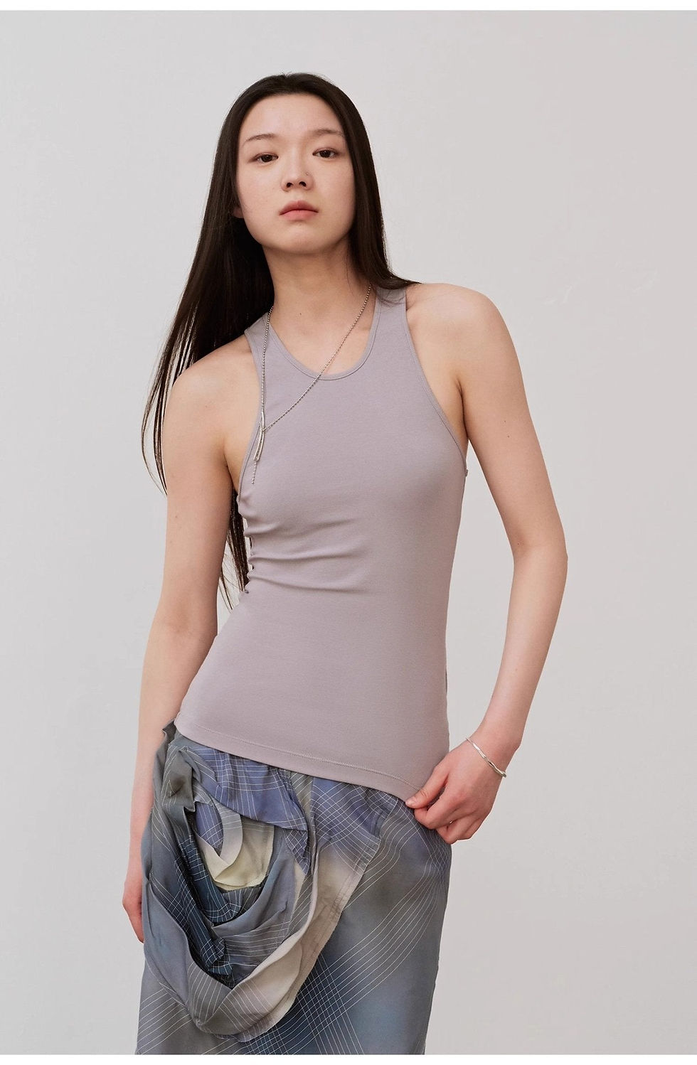 Thumbnail: Women's Elastic Cotton Slim Fit Inner Sleeveless Top