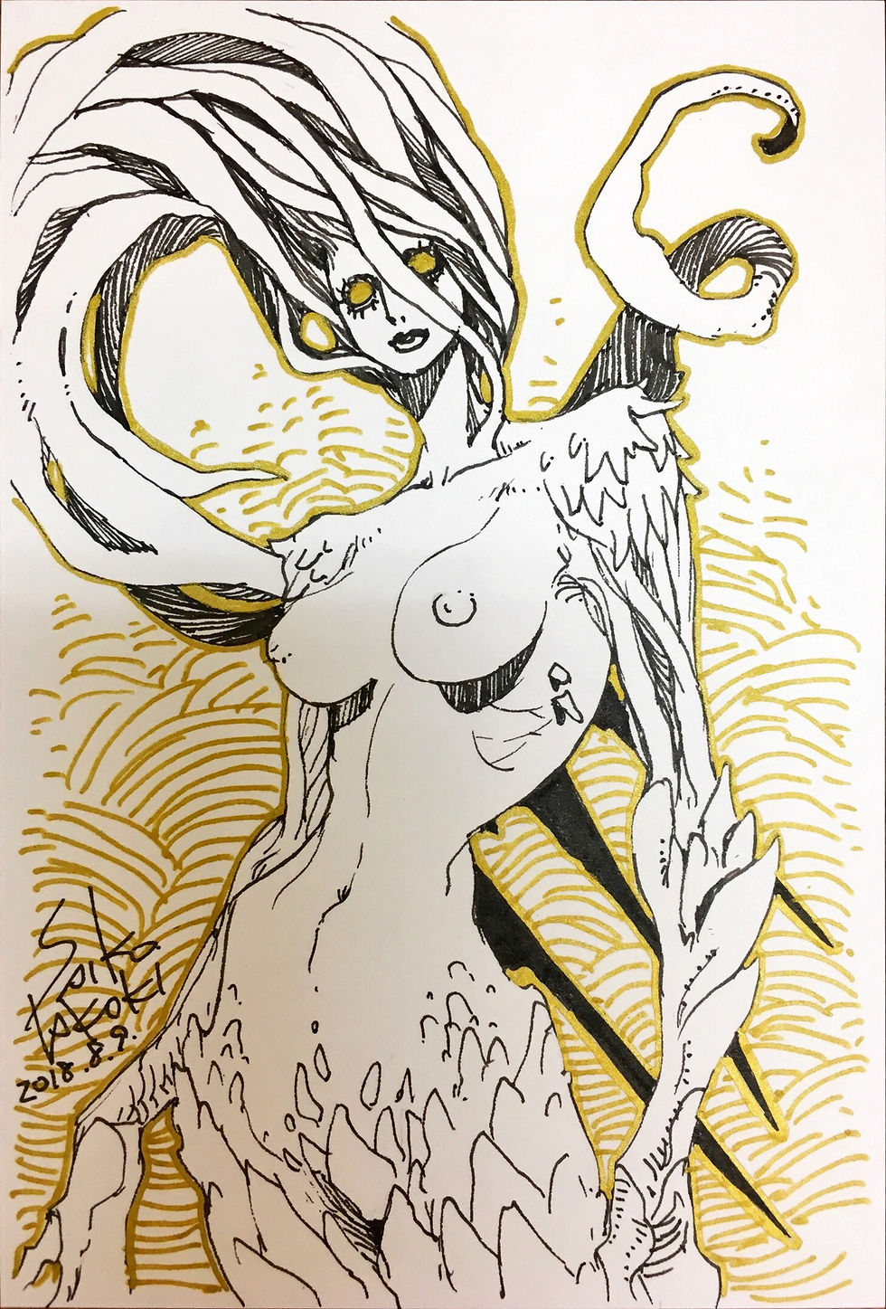 手描きポストカード