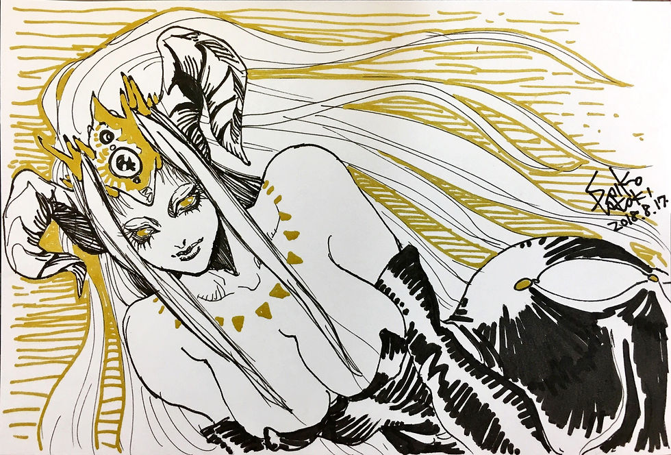 手描きポストカード