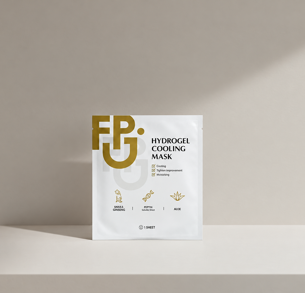 Zoom sur les actifs : Pourquoi le FPJ Hydrogel Cooling Mask est le soin coréen ultime pour votre peau