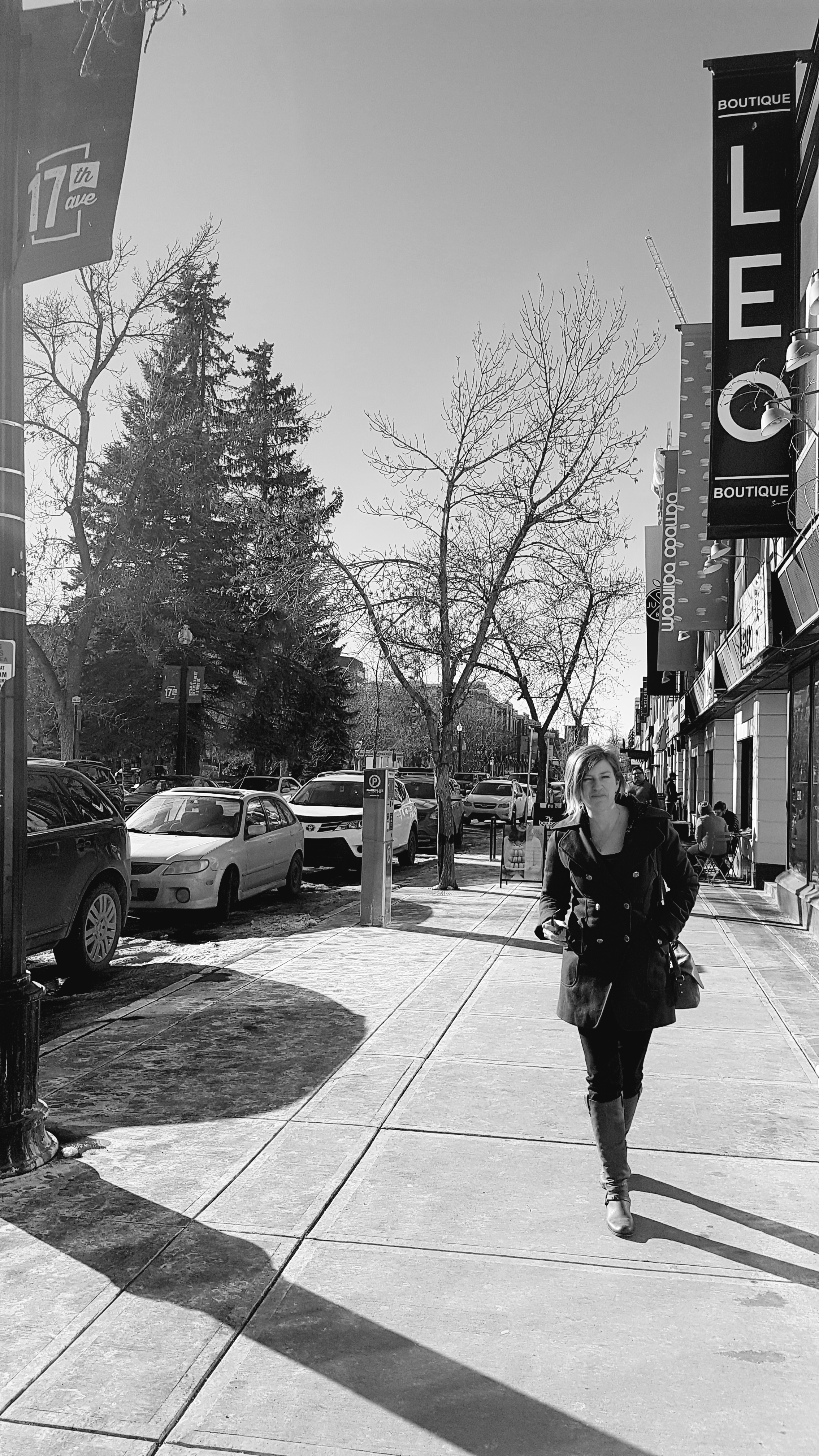 In the streets,