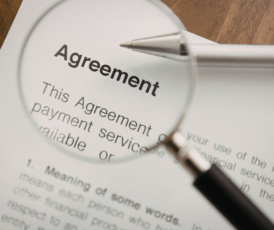 "It's In My Name" is Not a Legal Strategy - Contracting Out Agreements