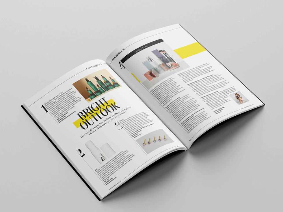 Professional Beauty magazine - product feature 