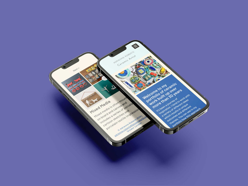 AR Ceramics - home and mixed media mobile design