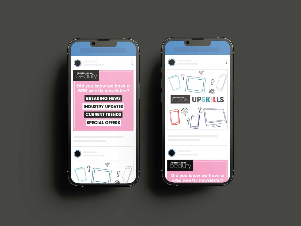 Professional Beauty social media design 