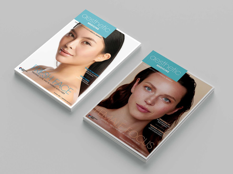 Aesthetic Medicine magazine - front covers 