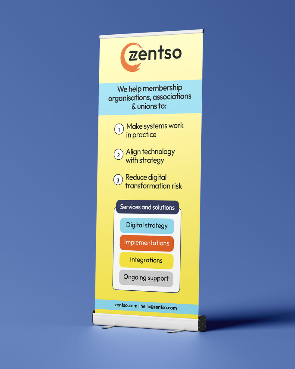Zensto Event roll up banner