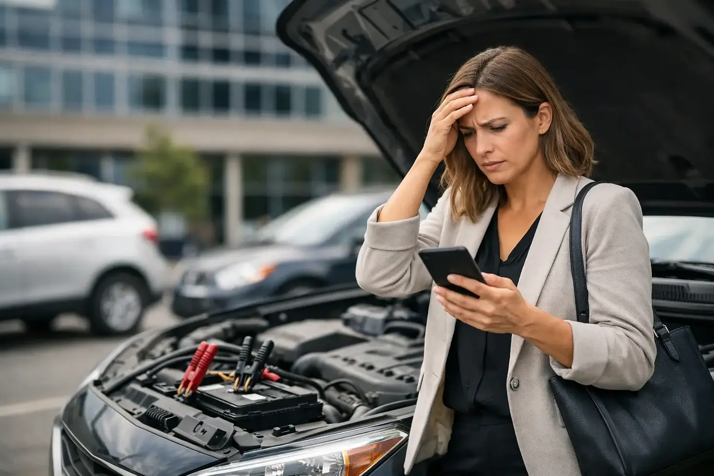 Dead Battery at Work Example: What to Do Next