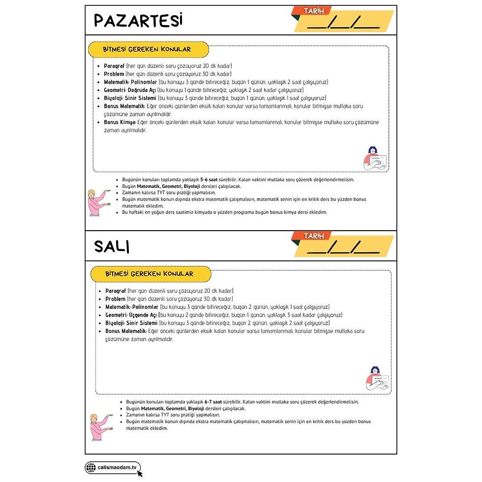 Küçük resim: 3 Ayda AYT Bitirme Programı - Sayısal - Premium - Pdf