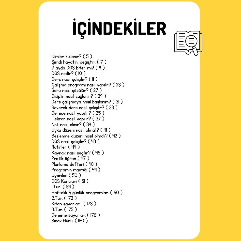 Küçük resim: 7 Ayda DGS Bitirme Programı - Premium - Pdf